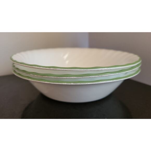 CORELLE CHUTNEY SWIRL SOUP/CEREAL BOWLS RIM 7 1/4" DIAMETER (SET OF 3) - Picture 4 of 8